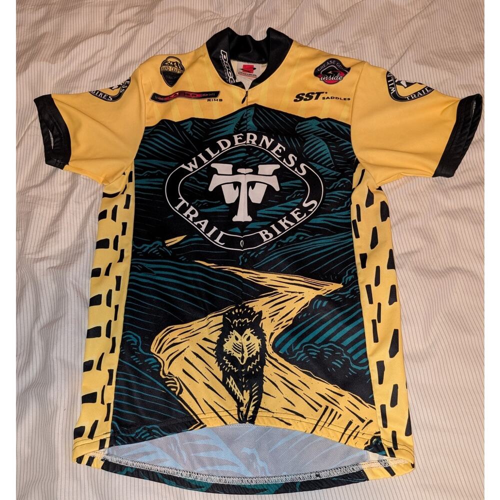 Pace Wilderness Trail Bikes Cycling Jersey Small USA made